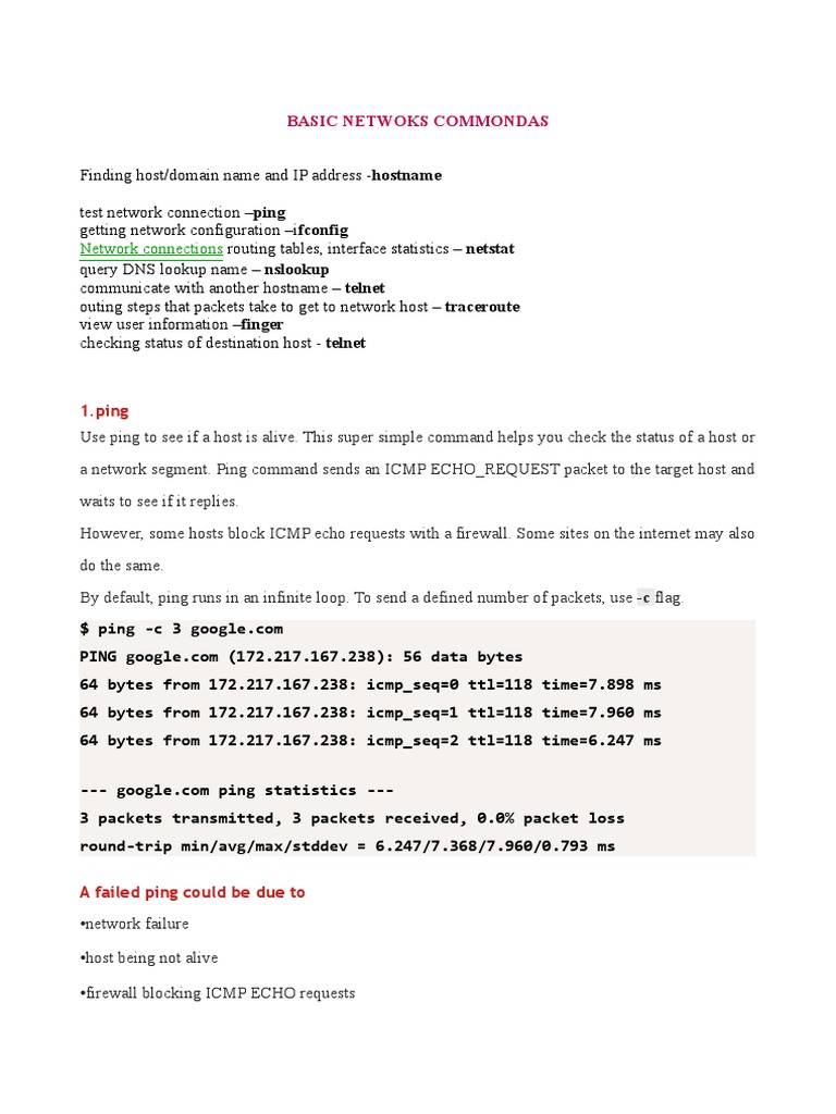 Networks basic commands pdf peer to peer computer network