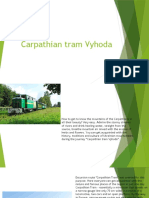 Experience nature and history on a Carpathian tram tour