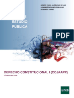 Derecho Constitucional I - Uned