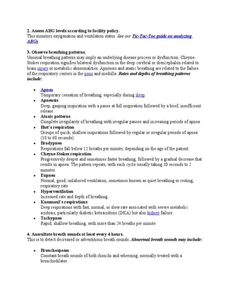 TicTacToe Guide On Analyzing Abgs Injury Pons PDF Breathing Apnea
