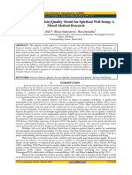 The Pastoral Ministryquality Model For Spiritual Well-Being: A Mixed-Method Research