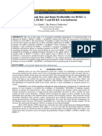 Liquid Assets Bank Size and Bank Profitability For BUKU 1, BUKU 2, BUKU 3 and BUKU 4 in Indonesia