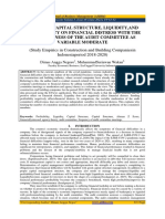 Effect of Capital Structure, Liquidity, and Profitability On Financial Distress With The Effectiveness of The Audit Committee As Variable Moderate