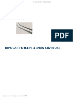Bipolar Forceps 3-3 - 8in Crvreuse