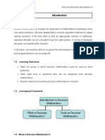 Decision Math (Topic 1)