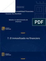 Tema 7 - El Inmovilizado No Financieros - Contabilidad Financiera - Brachfield - 2022