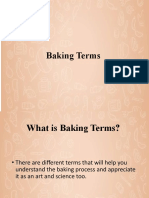 Baking Terms