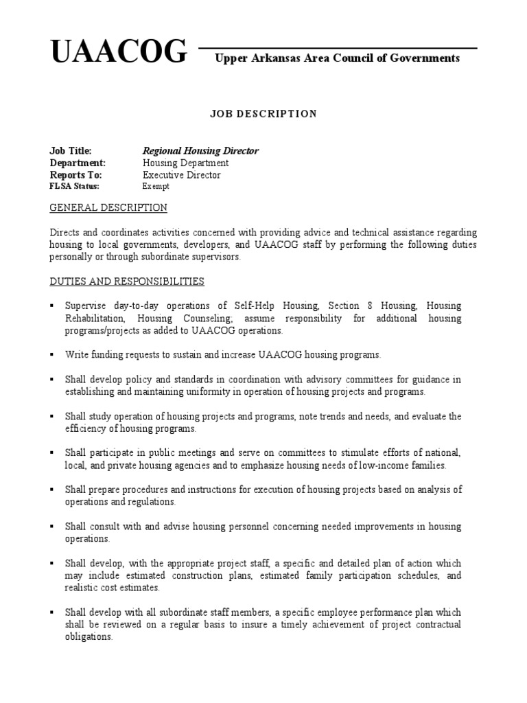 BUILDING SERVICES DIRECTOR JOB DESCRIPTION intelligence overview