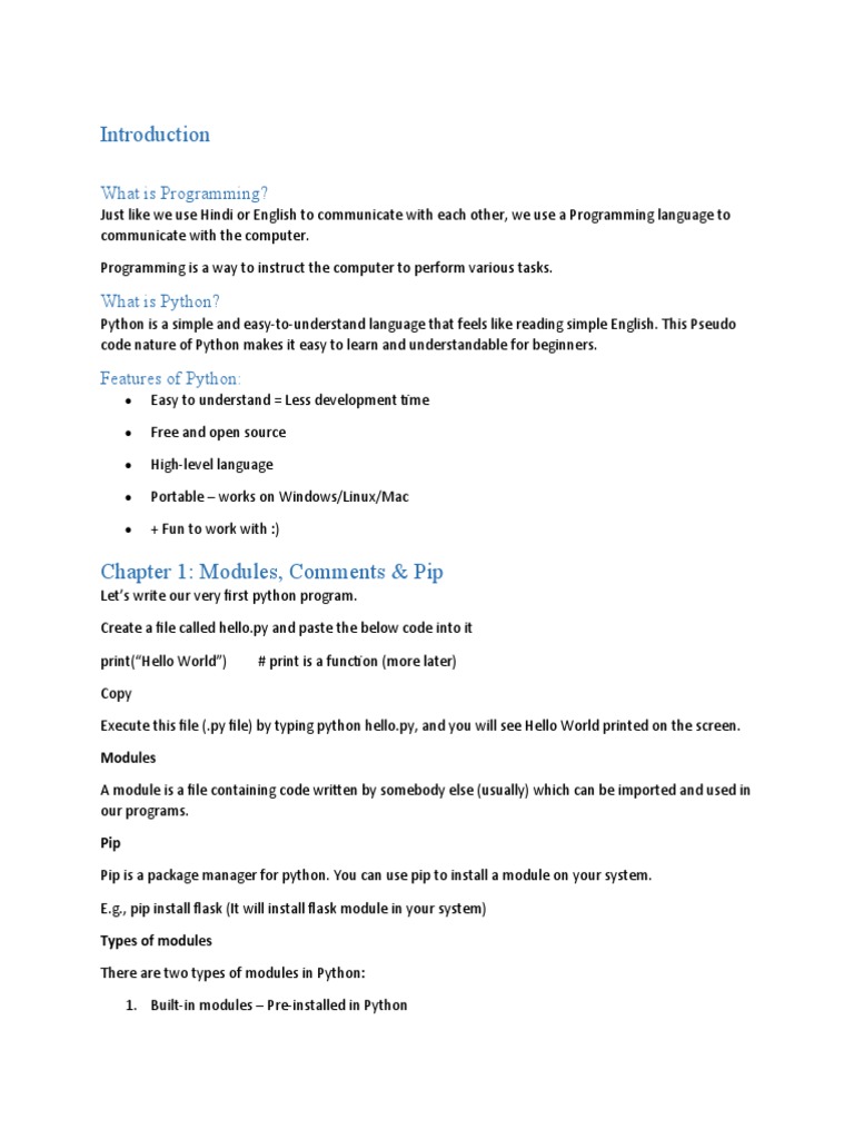 Python Dev Basic Notes | PDF | Constructor (Object Oriented Programming ...