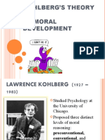 Kohlberg's Theory - VEPSS