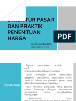 Struktur Pasar Dan Strategi Penetapan Harga