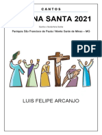 Partituras Quinta Santa 2021