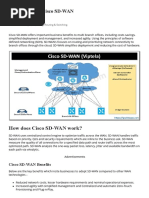 Introduction To Cisco SD-WAN (Viptela) - IP With Ease