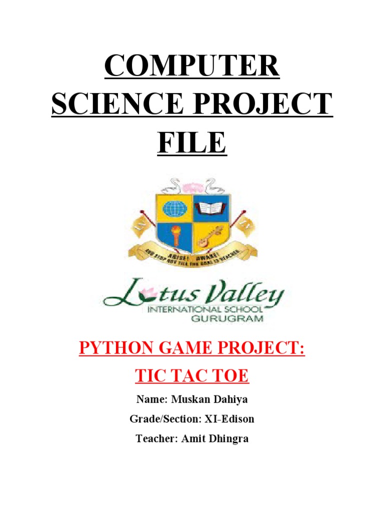 Cs Game Project | PDF