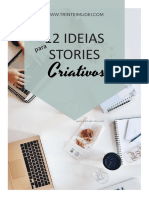 E Book 12 Ideias Stories Instagram