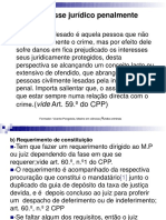 Acusação particular por ofensa à integridade física em estabelecimento prisional