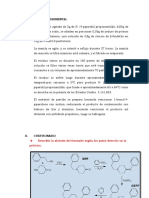 I. Parte Experimental: Describir La Síntesis Del Fentanilo Según Los Pasos Descrito en La Práctica