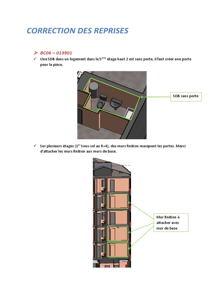 Correction Des Reprises - 0139 | PDF | Bâtiments et structures ...