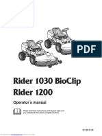 Husqvarna Rider 1200 Operator's Manual