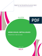 Guide Rage Brise Soleil Metalliques Neuf 2014-04-0