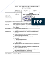 SPO PENATALAAKSANAAN PASIEN Dengan Efek Anestesi