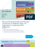 Grammar A2+ - 3 Past Simple and Past Continuous