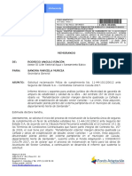 Memorando: Asesor III Líder Sectorial Agua y Saneamiento Básico