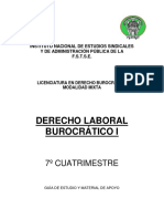 DERECHO LABORAL BUROCRATICO I