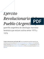 Ejército Revolucionario Del Pueblo (Argentina) - Wikipedia, La Enciclopedia Libre