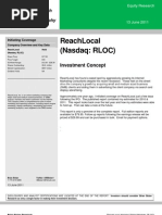 Download ReachLocal Equity Research Report by Brian Bolan SN59407053 doc pdf