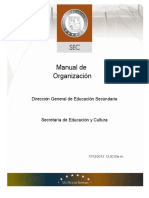 Manual Organización Educación Secundaria