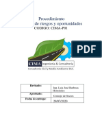 Gestión de riesgos y oportunidades procedimiento