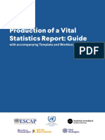 Production of A Vital Statistics Report Guide