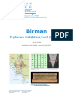 Diplome Detablissement DL Et DLC Birman 2019-2024 0