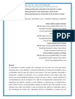 Reutilizacao Dos Residuos Gerados Pela Construcao