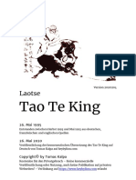 Tao Te King Von Laotse Auf Deutsch Von Tomas Kalpa 20201104