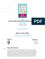 How To Win Friends and Influence People PDF | PDF | Motivational ...