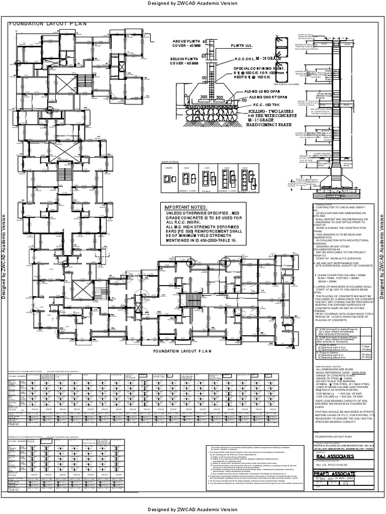 Column Design and Schedule Details | PDF