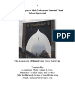 A Brief Biography of Shah Mohammed Quaderi Thani Sahab Hyderabad