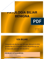 Patología Biliar Benigna