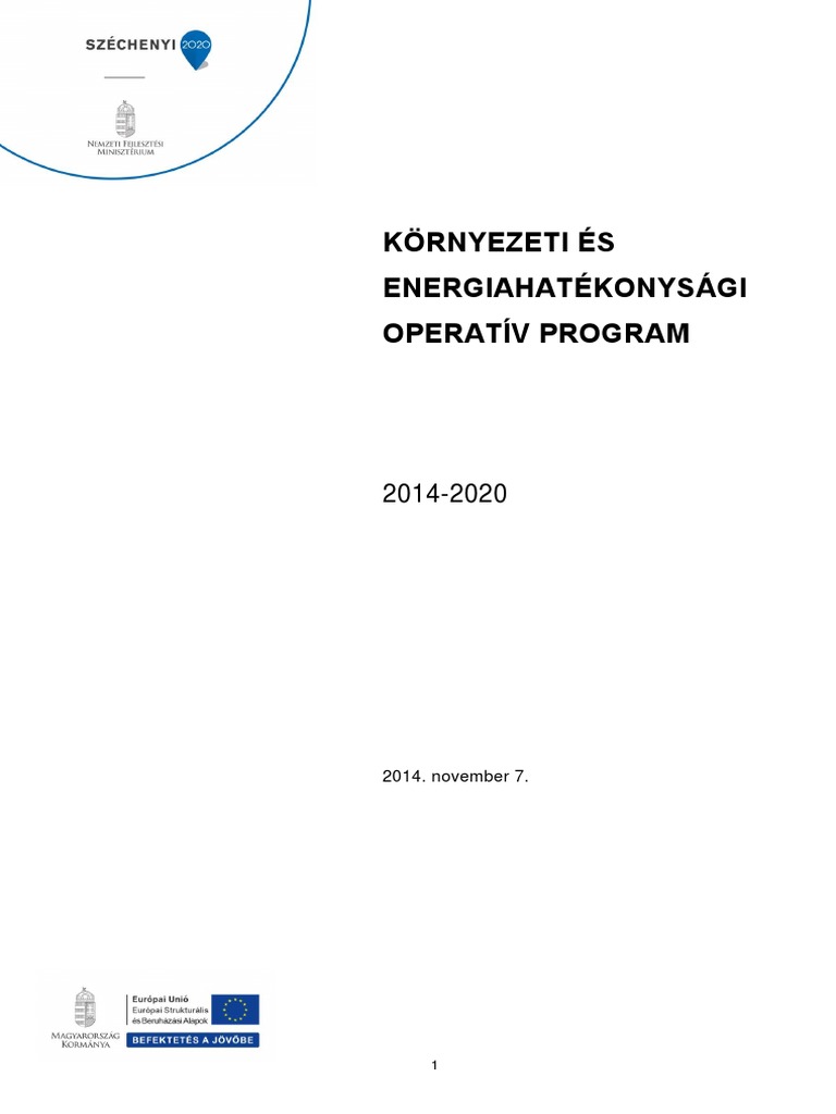 Környezeti És Energiahatékonysági Operatív Program-3 | PDF