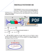 Electromagnetismo Iii, Ley de Inducción de Faraday