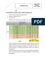 Gaseosas LUX Informe de Montajes 20-05-22