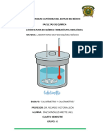 Ensayo Calorímetro y Calorimetría