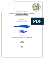 Decisiones Programadas y No Programadas