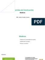 Materiales de Construcción - Maderas