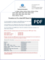 Precedure to Fit a Used MFP Board Revision 6 