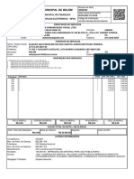 Prefeitura Municipal de Belém: Secretaria Municipal de Finanças Nota Fiscal de Serviços Eletrônica - Nfse