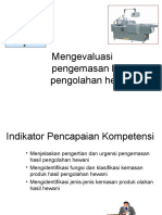 Mengevaluasi Kemasan Produk Hewani