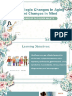 Physiologic Changes in Aging and Changes in Mind, JCC